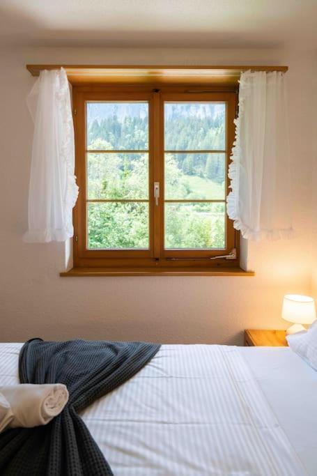 Peacefull Mountains View Apartment Kandersteg Exterior photo